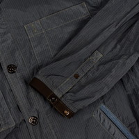Stone Island blue nylon rip stop  jacket L