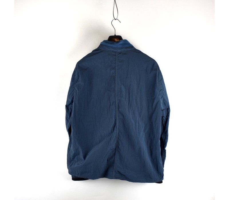 Stone Island blue nylon rip stop  jacket XXL