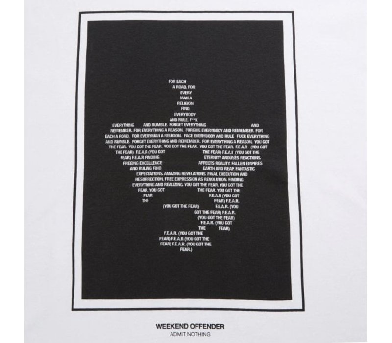 Weekend Offender F.E.A.R. t-shirt White