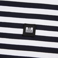 Weekend Offender Flamenco striped t-shirt Navy/White