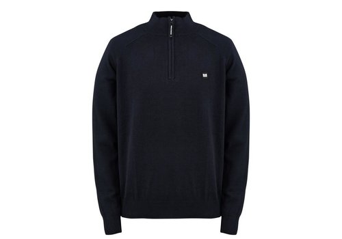 Weekend Offender Weekend Offender Natal zip neck jumper Navy