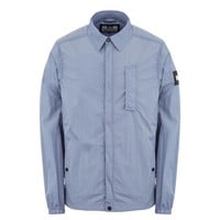 Weekend Offender Sorvino overshirt jacket Steel Blue