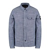 Weekend Offender Bowmans long sleeve overshirt Chambray Blue