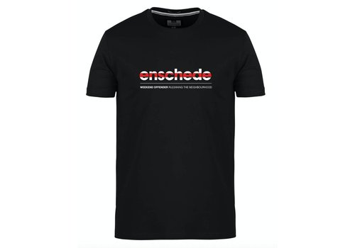 Weekend Offender Weekend Offender City Series 4.0 Casuals Enschede t-shirt Black