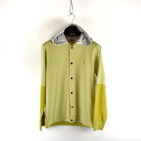 Stone Island Marina yellow hooded long sleeve sweatshirt L