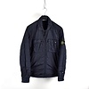 Stone Island Stone Island navy garment dyed crinkle rep ny overshirt jacket XL