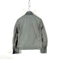 Stone Island grey micro reps biker jacket M