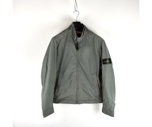 Stone Island grey micro reps biker jacket XXL Archivio85