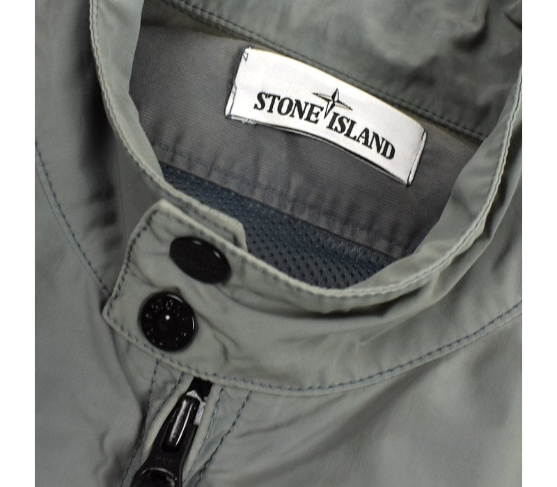Stone Island grey micro reps biker jacket XXL