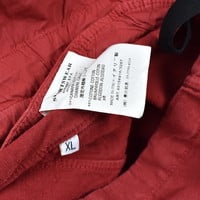 Stone Island red compact cotton hooded jacket XL