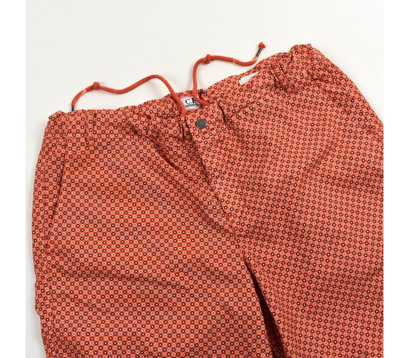 C.P. Company orange  graphic dotted goggle jacket 46