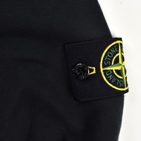 Stone Island black hooded sweatshirt S