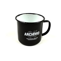 Archivio85 enamel mug Black