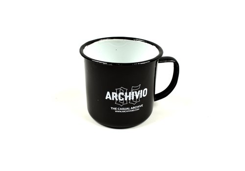 Archivio85 Archivio85 enamel mug Black