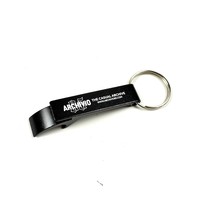 Archivio85 bottle opener keyring Black