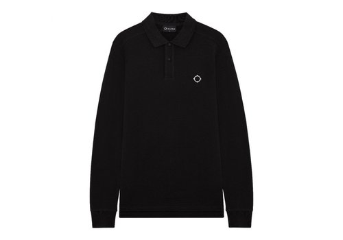 MA.STRUM MA.STRUM LS pique polo Jet Black