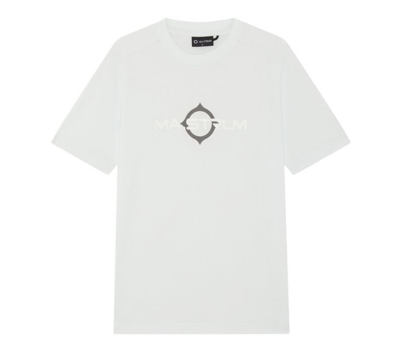 MA.STRUM SS logo print tee Illusion Blue