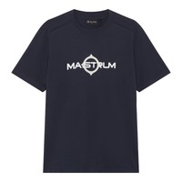 MA.STRUM SS logo print tee Ink Navy