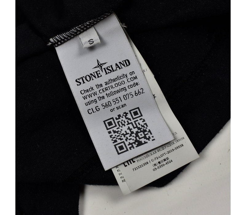 Stone Island Marina black short sleeve t-shirt S