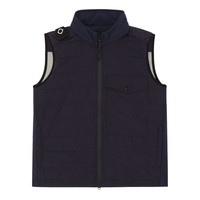 MA.STRUM softshell down quilt gilet Ink Navy