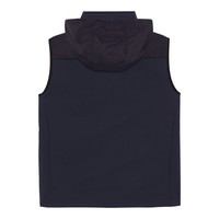 MA.STRUM softshell down quilt gilet Ink Navy