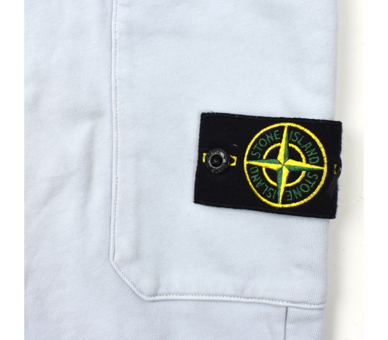 Stone Island baby blue cotton fleece sweat pants XXXL