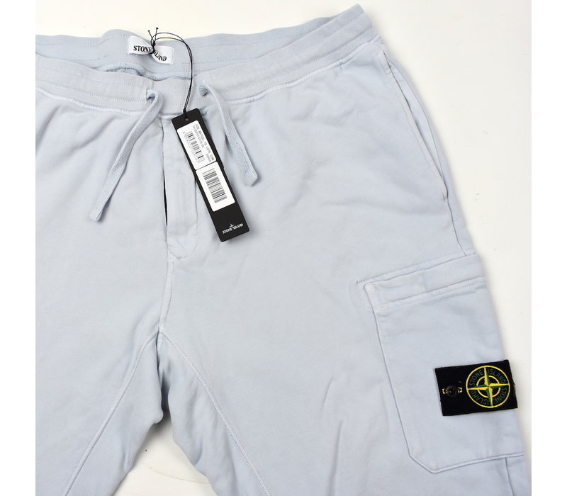 Stone Island baby blue cotton fleece sweat pants XXXL