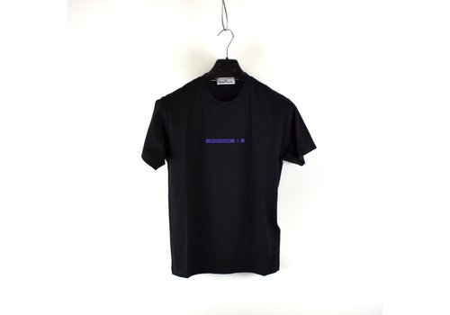 Stone Island Stone Island black purple logo print t-shirt S