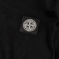 Stone Island black patch program logo t-shirt S