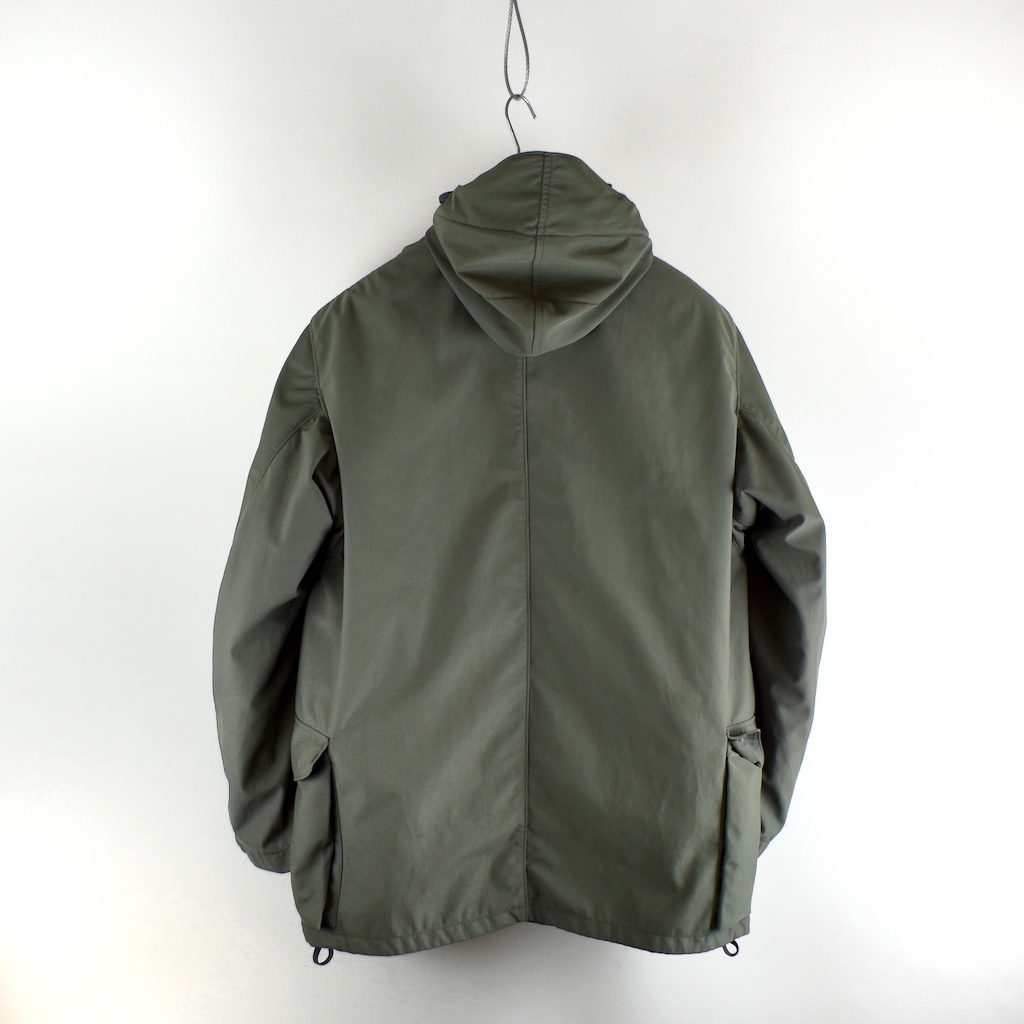 Stone Island grey nylam quilted lined hooded parka M - Archivio85