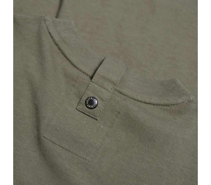 Peaceful Hooligan Outline t-shirt Khaki Green