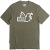 Peaceful Hooligan Peaceful Hooligan Outline t-shirt Khaki Green