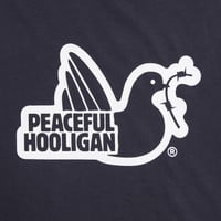 Peaceful Hooligan Outline t-shirt Navy