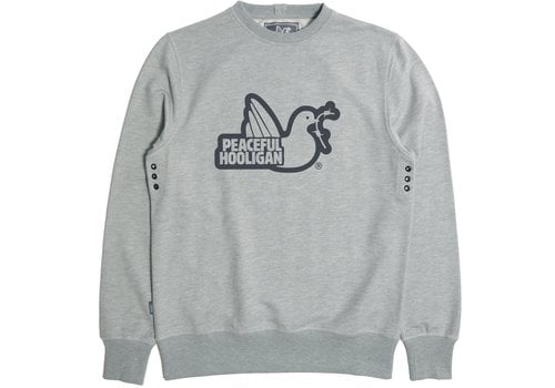Peaceful Hooligan Peaceful Hooligan Outline sweatshirt Grey Marl