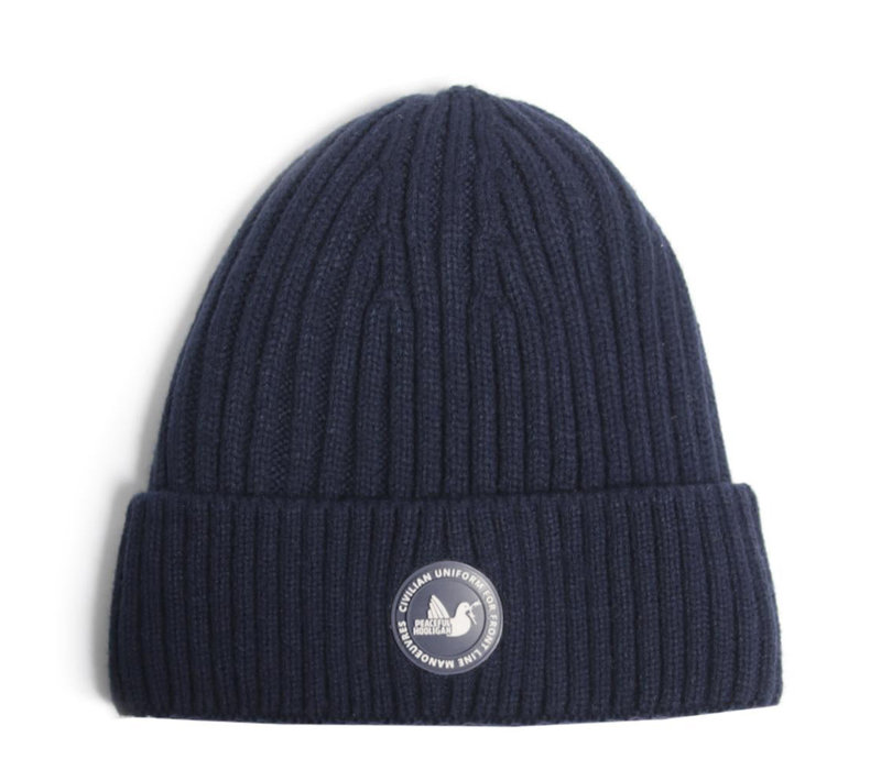 Peaceful Hooligan Civil knit beanie hat Navy