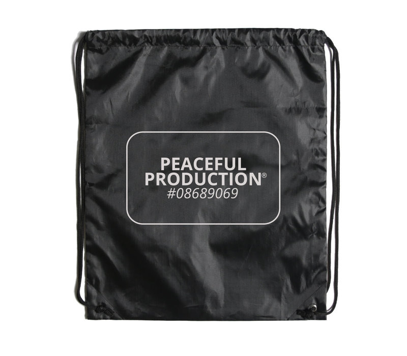 Peaceful Production Gym Sack Black