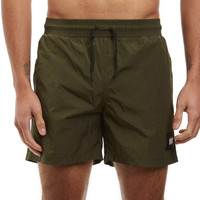 Weekend Offender Stacks swim shorts Dark Green