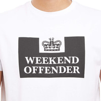 Weekend Offender Prison logo t-shirt White