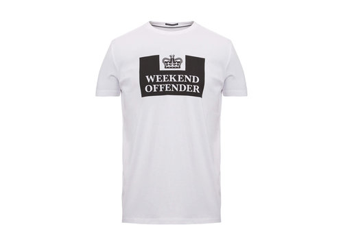 Weekend Offender Weekend Offender Prison logo t-shirt White
