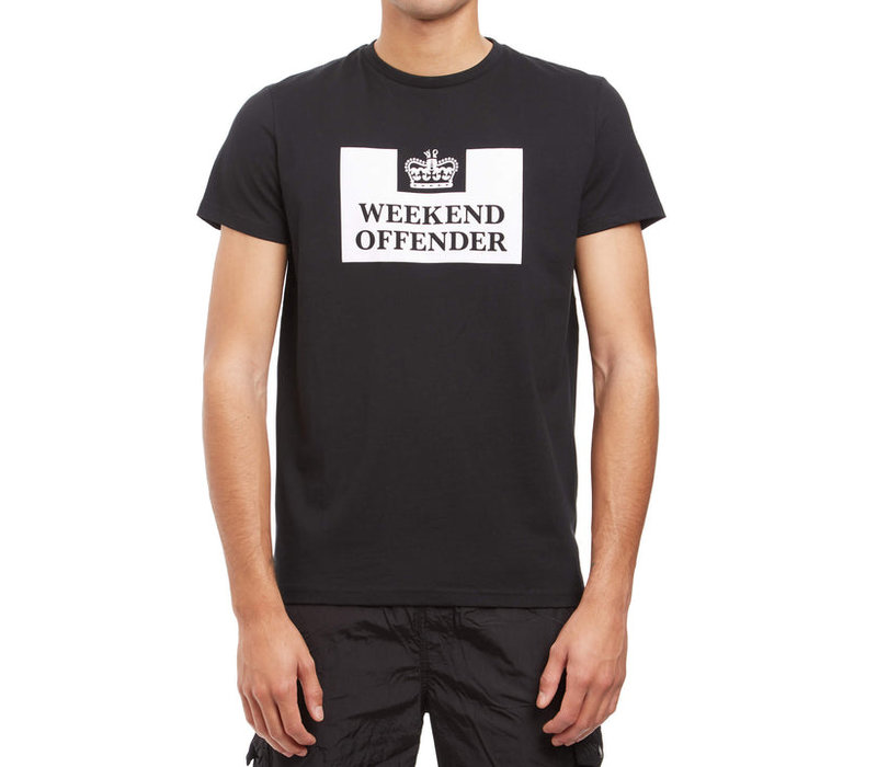 Weekend Offender Prison logo t-shirt Black