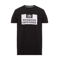 Weekend Offender Prison logo t-shirt Black