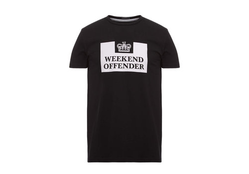 Weekend Offender Weekend Offender Prison logo t-shirt Black