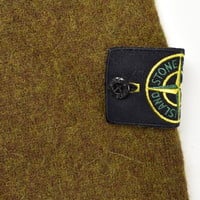 Stone Island brown mohair crew neck knit S