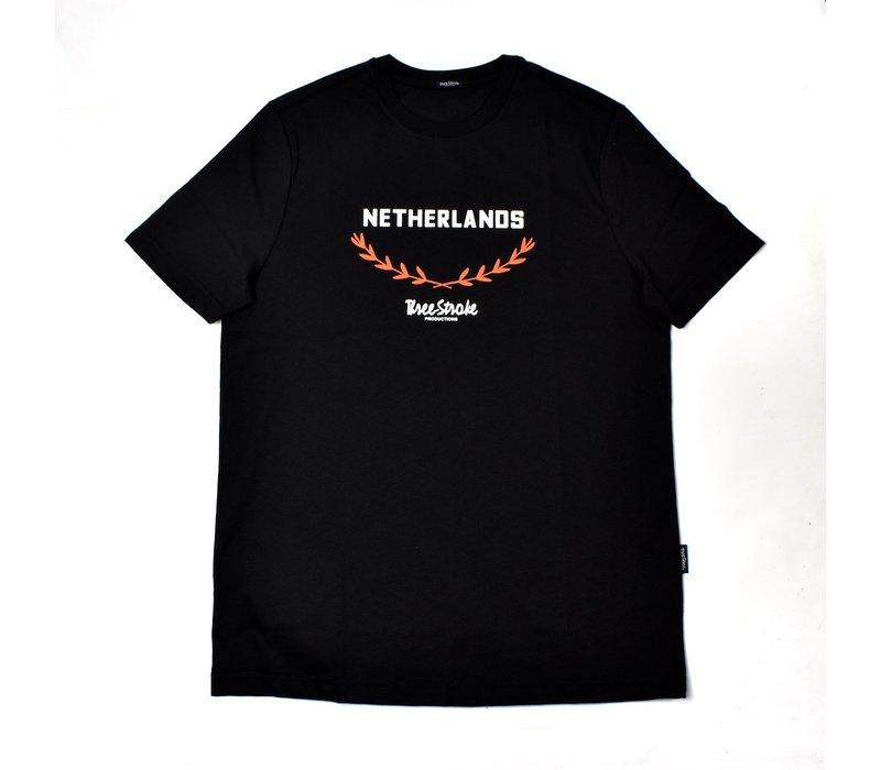 Three Stroke Productions Netherlands t-shirt Black