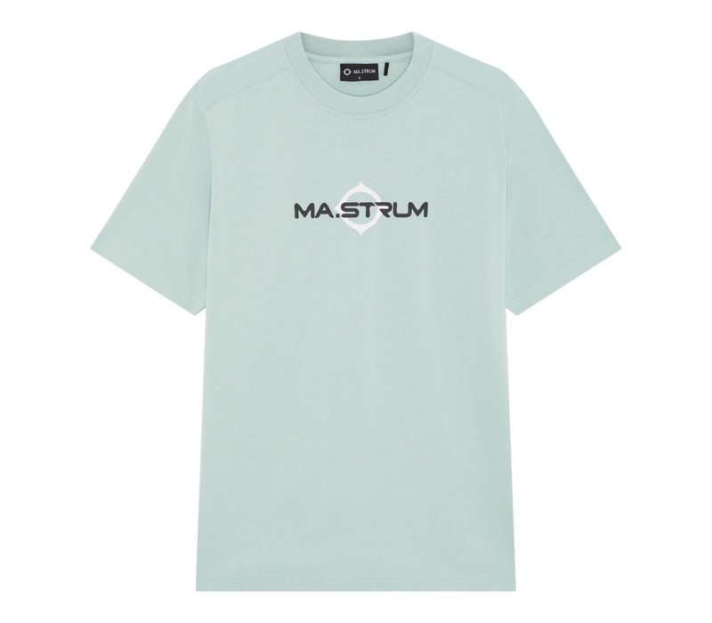 MA.STRUM logo print tee Sea Green