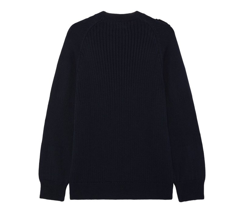 MA.STRUM crew neck knit Dark Navy