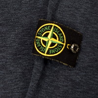 Stone Island blue cotton v-neck knit M