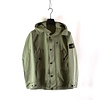 Stone Island green david-tc short parka M