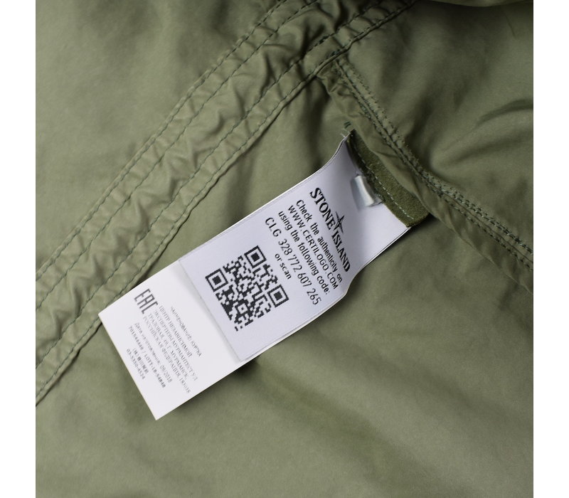 Stone Island green david-tc short parka M