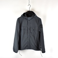 Marshall Artist exolite hooded overshirt Charcoal Grey